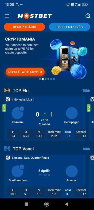Android uchun Mostbet ilovasini (APK) yuklab oling